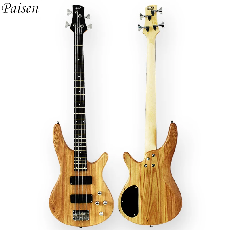Paisen  High Quality Cheap 4 String Bass Guitar Electric 4 String  Acoustic Bass Guitar Kit