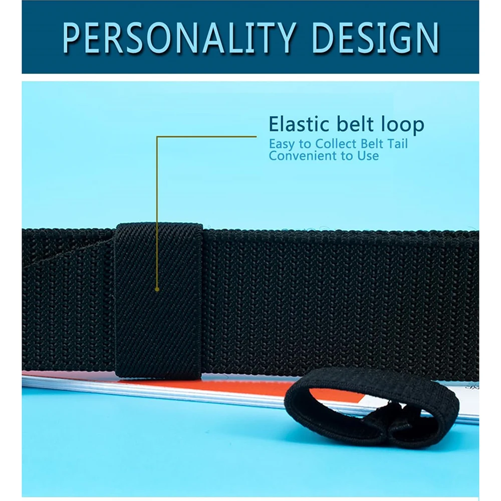 Hot Selling Adjustable Durable Training Nylon Belt High-quality Men Tactical Webbing Plastic Buckle Work Tactical Belt