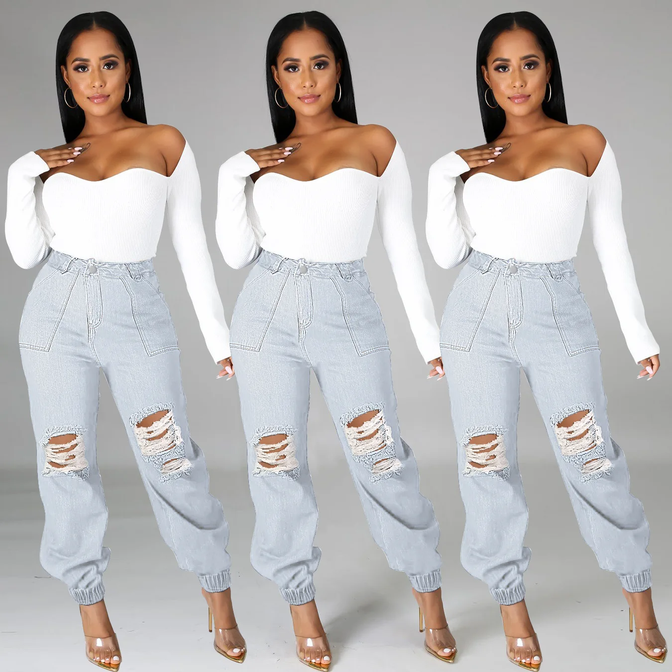 Buy Xs Jeans,Ripped Jeans,High Discount 