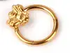 Golden bee ring