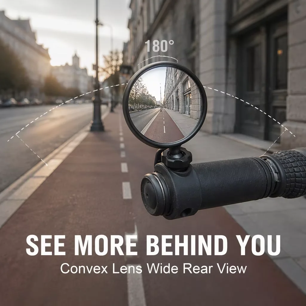 Free Sample Acrylic Bicycle Wrist Rear View Mirror Wholesale