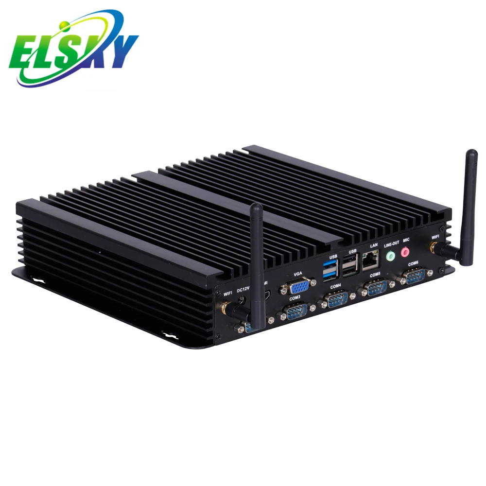 ELSKY Industrial PC with Processor 4th Gen Core I3 4010U 4030U Bay Trail SOC Chipset VGA HD_MI LVDS IPC6000