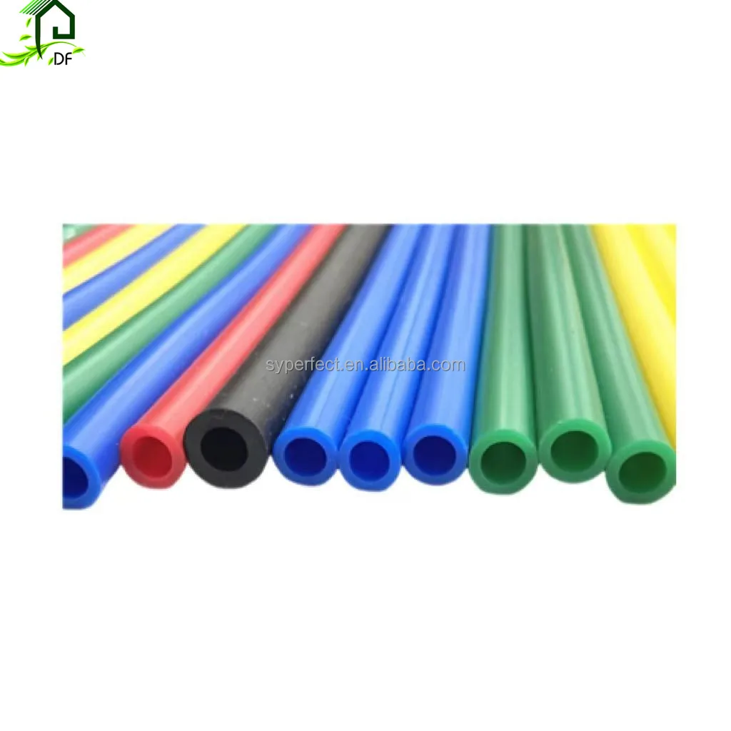 Custom Plastic ABS Rectangular PVC Pipe Colorful Extrusion PVC Tubes Square Plastic Tubing
