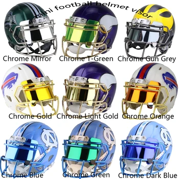 chrome light blue football helmet Tyreek Hill Autographed "Cheetah" Custom Dolphins Speed Super Sports Center The LIGHT LS2 Composite Varsity Football Helmet delivers all Display Chrome American Mini Football
