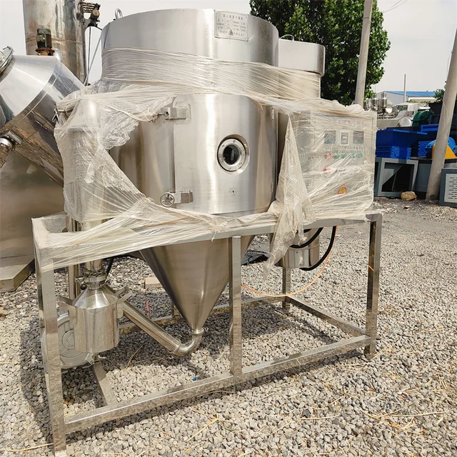 Spray tower dryers are used to convert liquids such as milk and milk powder into powder