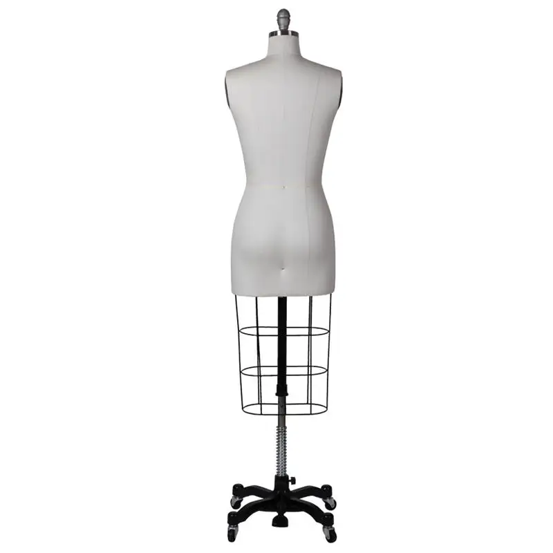 JASMINE Europe Size Can Insert Pin FOAM Half Body Female Mannequin for Sewing