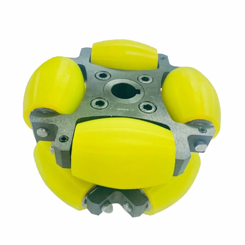 Omnidirectional Mecanum Wheel for AGV Polyurethane (PU) Material Custom Cutting Service factory