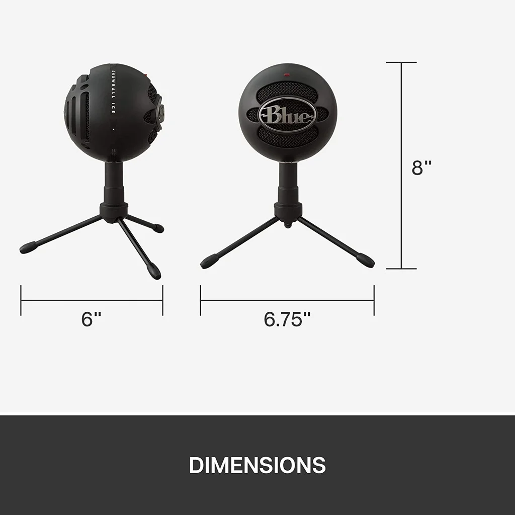 Logitech Blue Snowball ICE Microphone Simple Packages USB Condenser ...