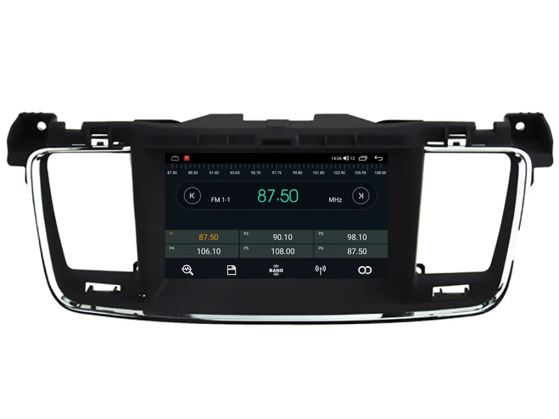 7" Screen Android Radio Screen OEM Style Without DVD Deck for Peugeot 508 2011-2015 Car Multimedia Stereo GPS CarPlay Player