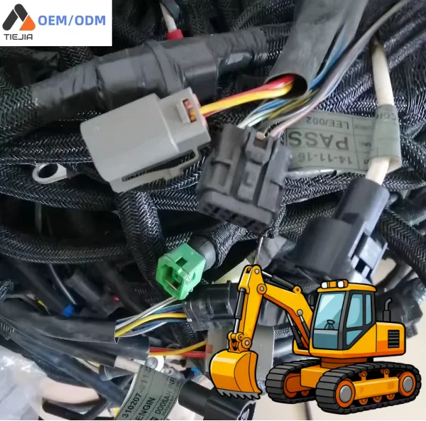 Doosan Excavator Fuel Injector Wiring Harness 530-00211a Oem