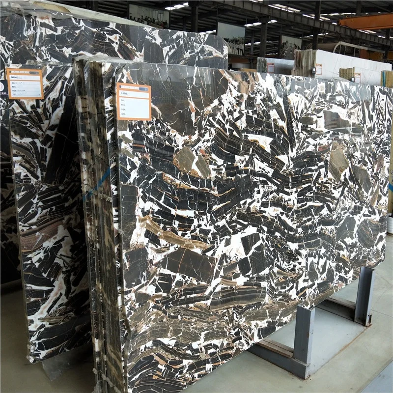 product modern kitchen countertop new design brown color slab marble for hotel indoor flooring tiles-4