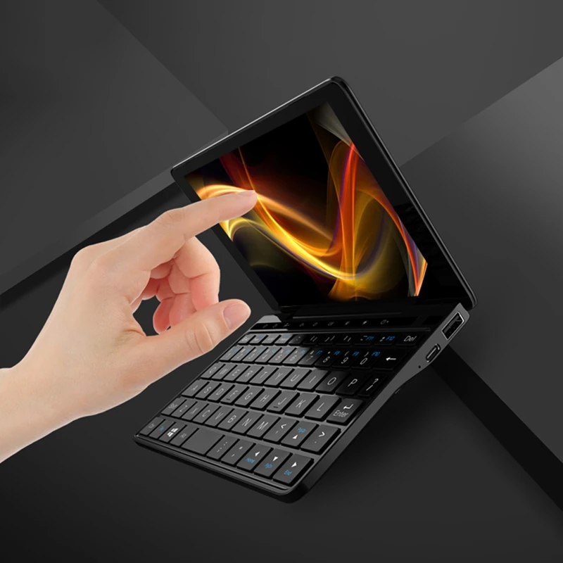 Mini Laptop 7 Inch IPS Screen Intel Core Processor Win 10 OS 8GB 128GB Pocket Laptop with Backlit Keyboard