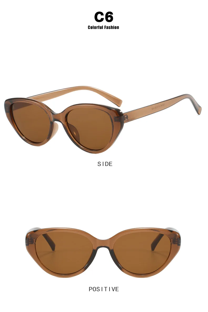 2024 Nuevas gafas de sol ojo de gato Gafas de sol retro de alta calidad Fábrica al por mayor Sombra Mujeres Logotipo personalizado