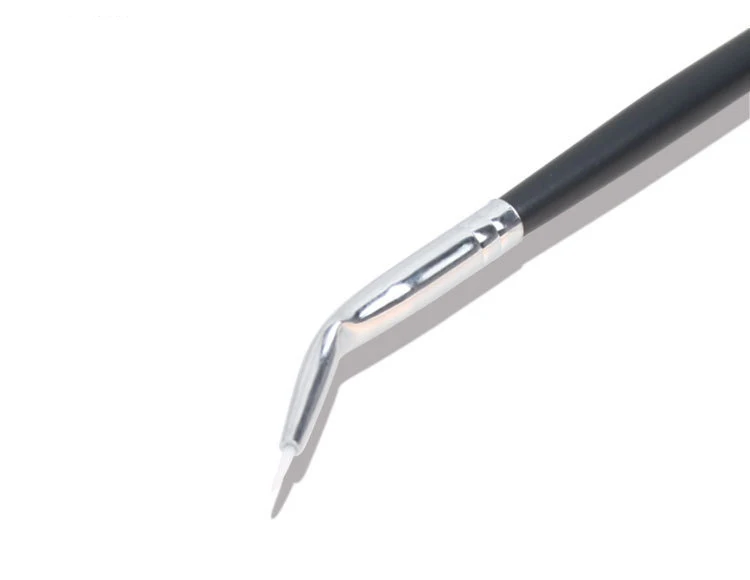 Free Sample Professional Bent Tip Eyeliner Brush Single Bent Thin