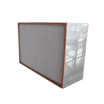 OEM Metal Deep pleated H14 high temperature resistant HEPA air Filter