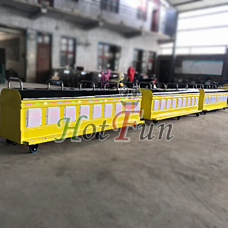 Modern Mini Train with Track Ride on Train for Children Adults Tourist Train Rides