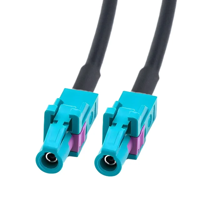 Rosen Mini Fakra single cavity to FAKRA SMA male and female AMK12A-102Z5-Y connection adapter HFM