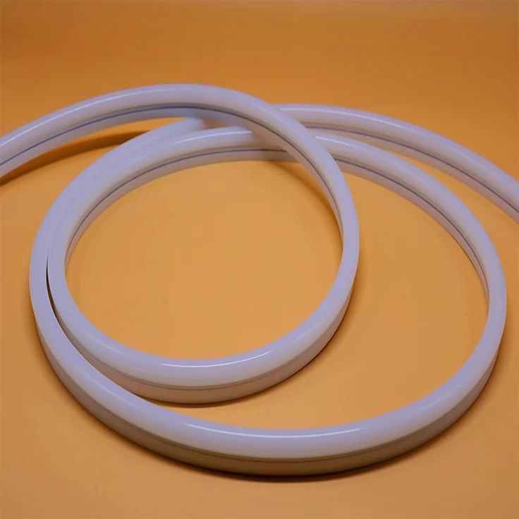 Ws2811 16703 Ic Dc12V 1023 Гибкая силиконовая трубка Rgb Ip65 водонепроницаемая неоновая Светодиодная лента