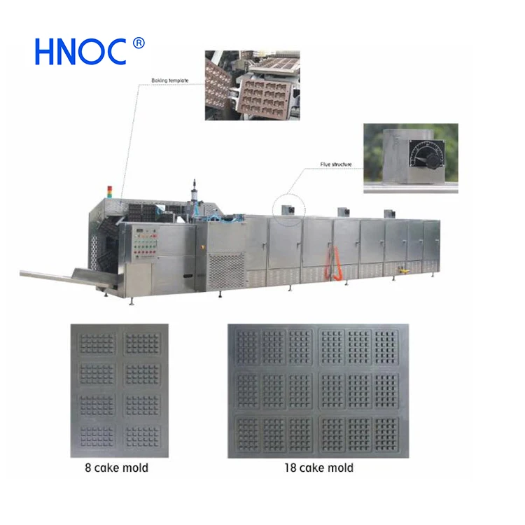 Китайский производитель, Автоматическая Мягкая вафельная машина, производственная линия вафель