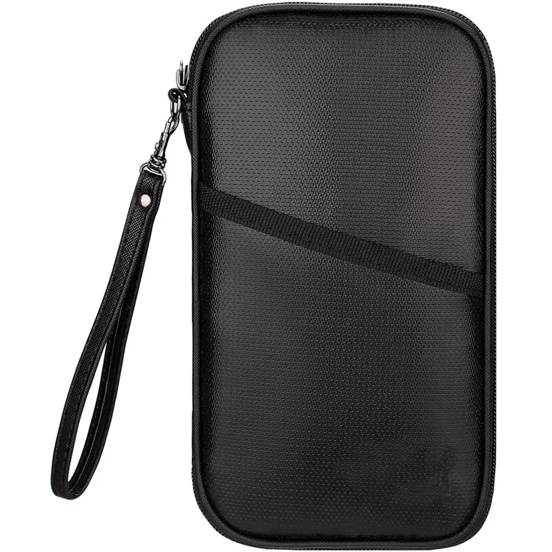 Огнестойкий Держатель для паспорта с молнией дорожный органайзер документов кошелек RFID-блокировкой