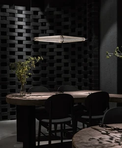 ECOJAS Transparent Decor New Modern Design Indoor Lighting for Studio Design Villa Hotel Chandelier