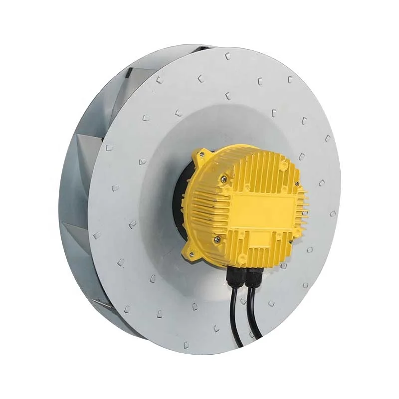 EC FAN 280mm diameter aluminum impeller backwarded curved blade centrifugal fan