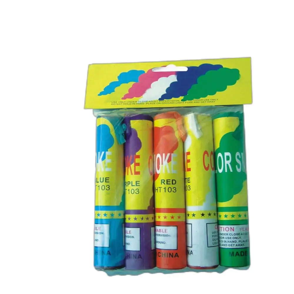 Colorful Handheld Smoke Fireworks, Colorful Smoking Bombs for Wedding Parties