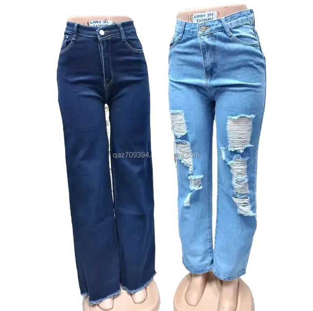 Overstock Apparels Ladies Skinny Denim Cotton Stretch Jean Chinese Stock Lot women's trousers fashion ladies jean