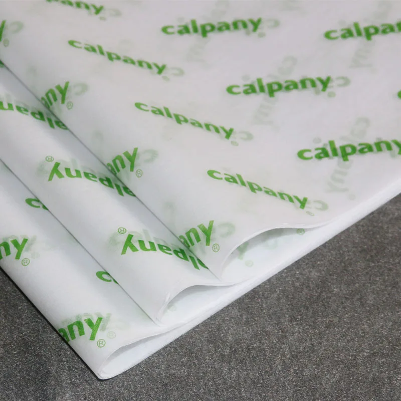 Custom Printed Foil Logo 17G Tissue Gift Paper Wrapping