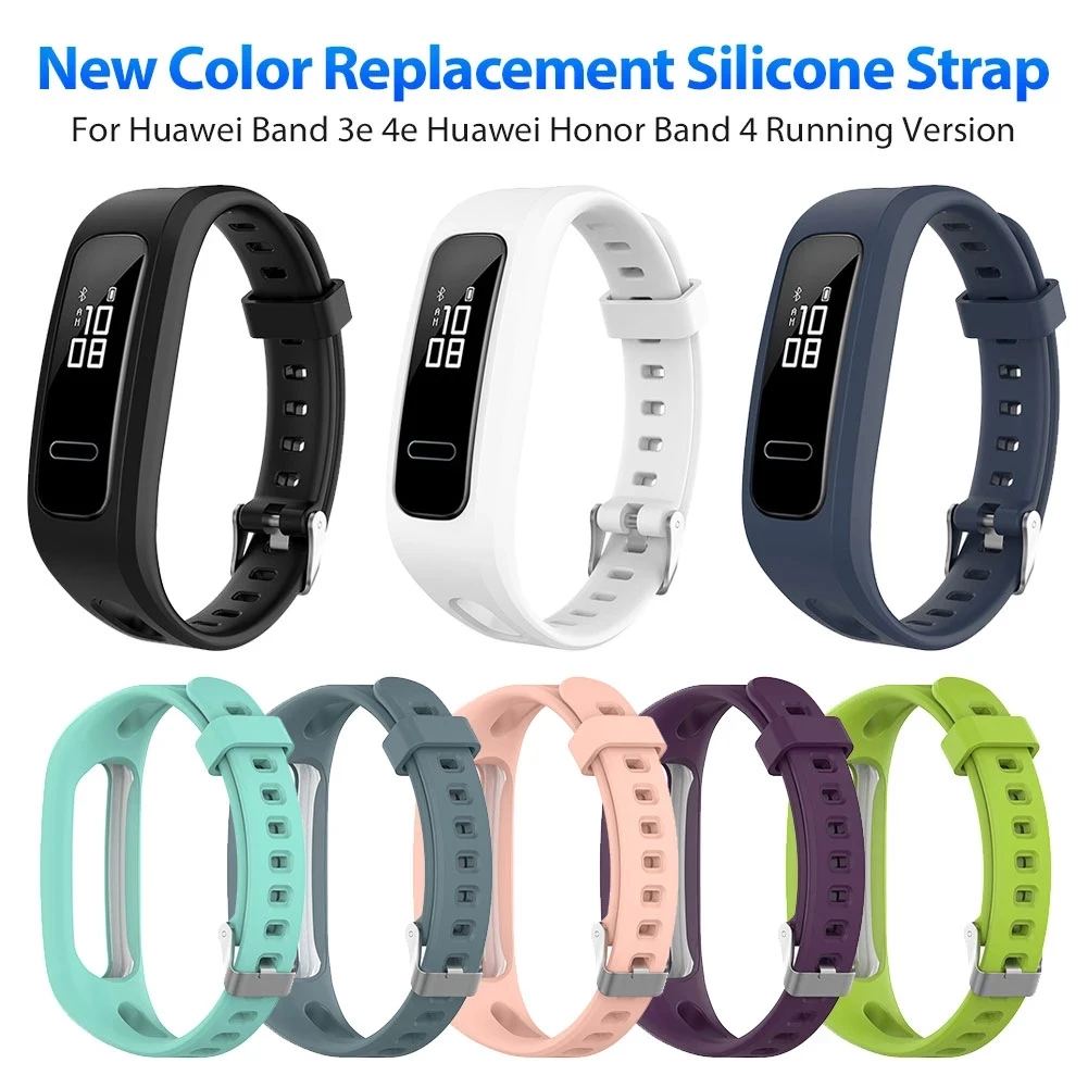 Silicone Wristband Huawei Band 3e Strap Replacement Silicone Wrist