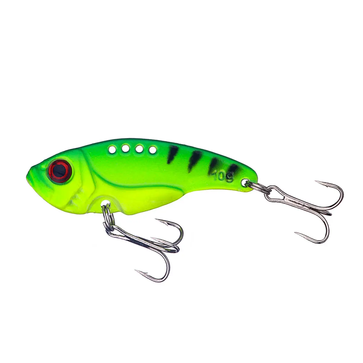 トラウトバス用卸売10g振動餌スピニングメタルバイブブレード