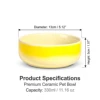 Crema amarilla degradada