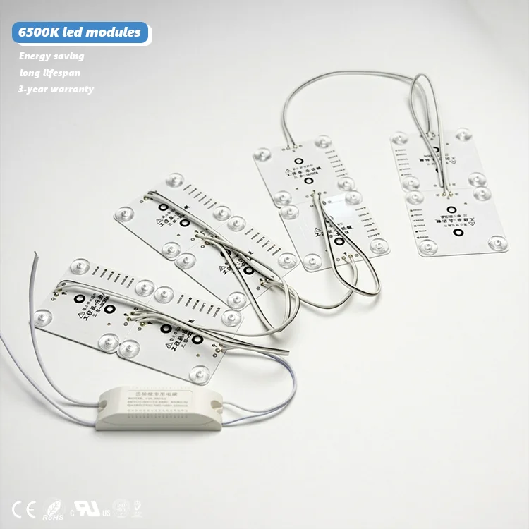 Factory Price 2 Years Warranty 7cm*7cm IP20 IP65 32W/set LED Cold White 6500K Square LED Modules Led Block Chains for Lightbox