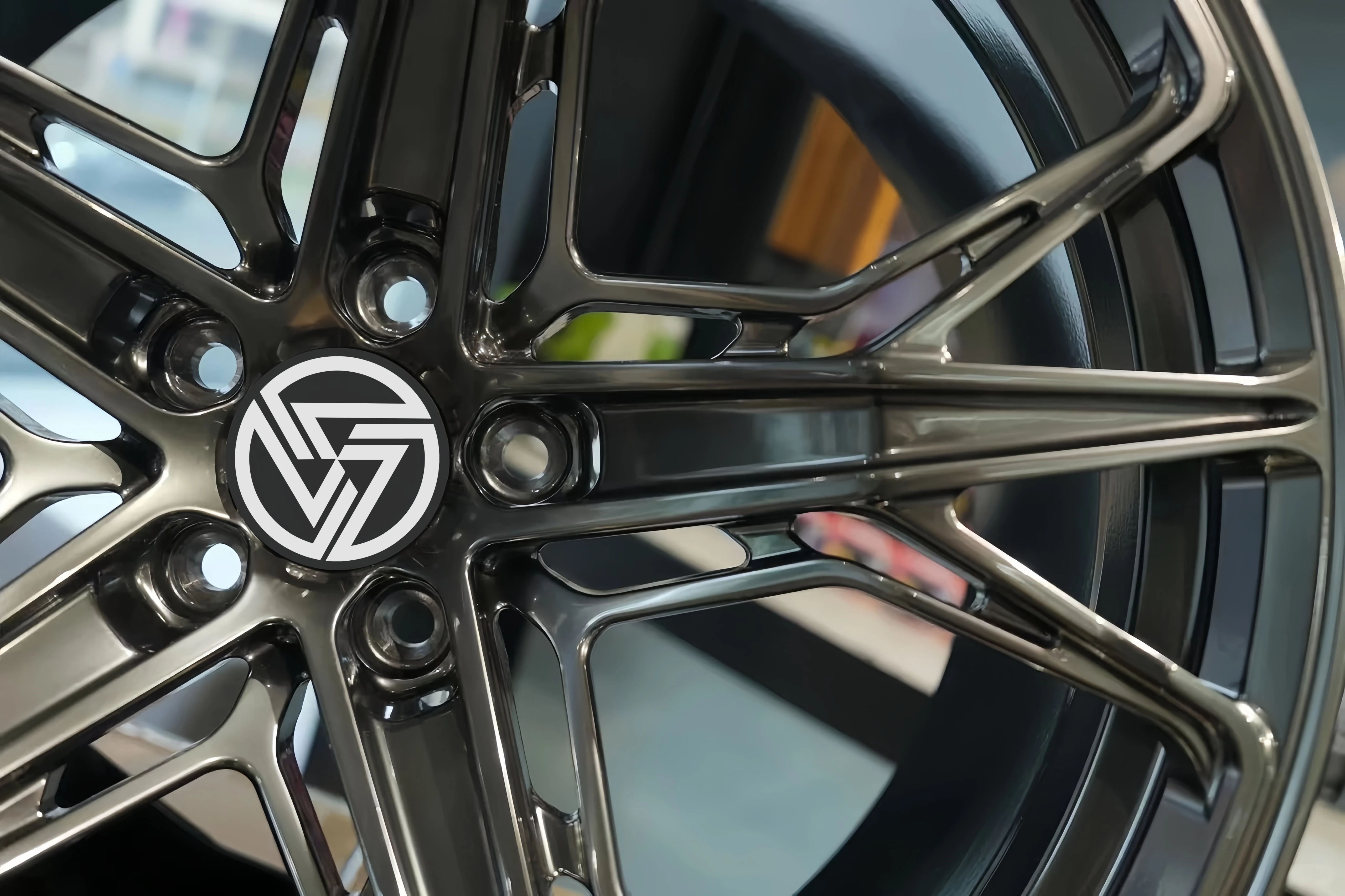 XINL Custom 18-22 Inch Passenger Wheels Deep Concave Forged Polished Lip 5x120 5x112 40mm ET for E60 F10 E30 E46 New Condition - Image 3