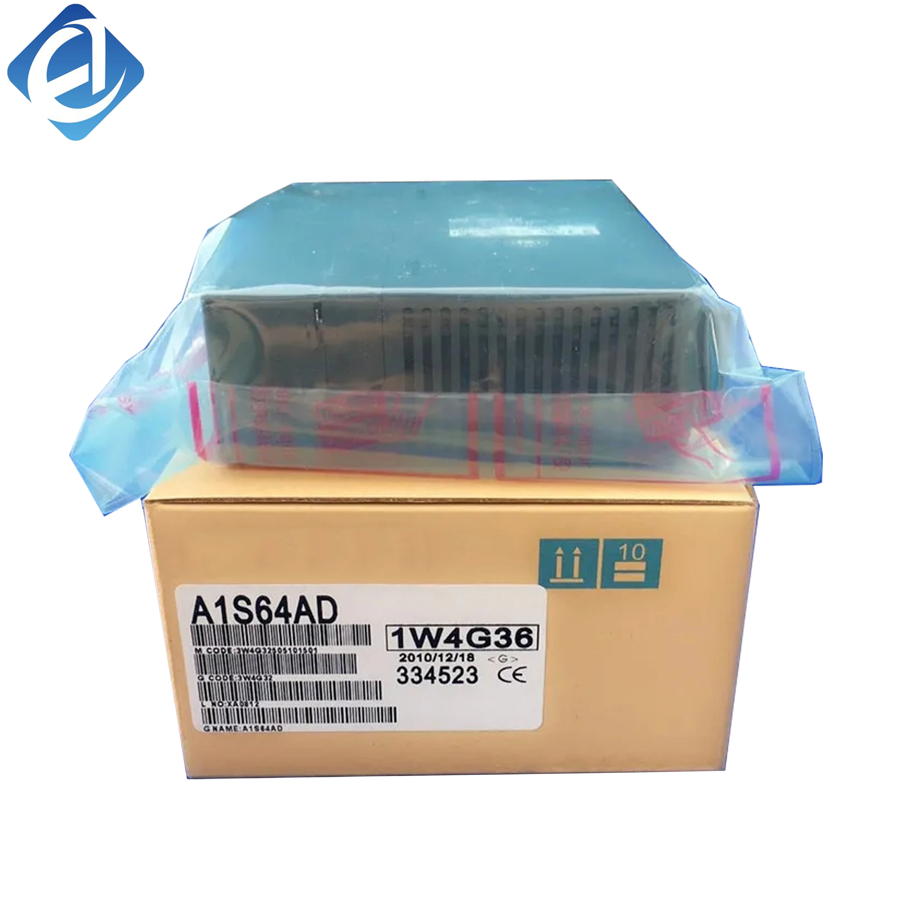 New Original A1S64AD A series analog input module. 4-channel design, converts analog field signals into digital data for PLC, used for signal collection