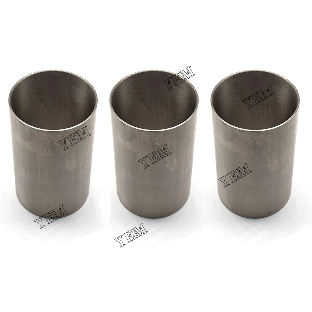 3 Pieces Cylinder Liners / Sleeve for Kubota D1803 Engine Machinery Engine Spare Parts 2
