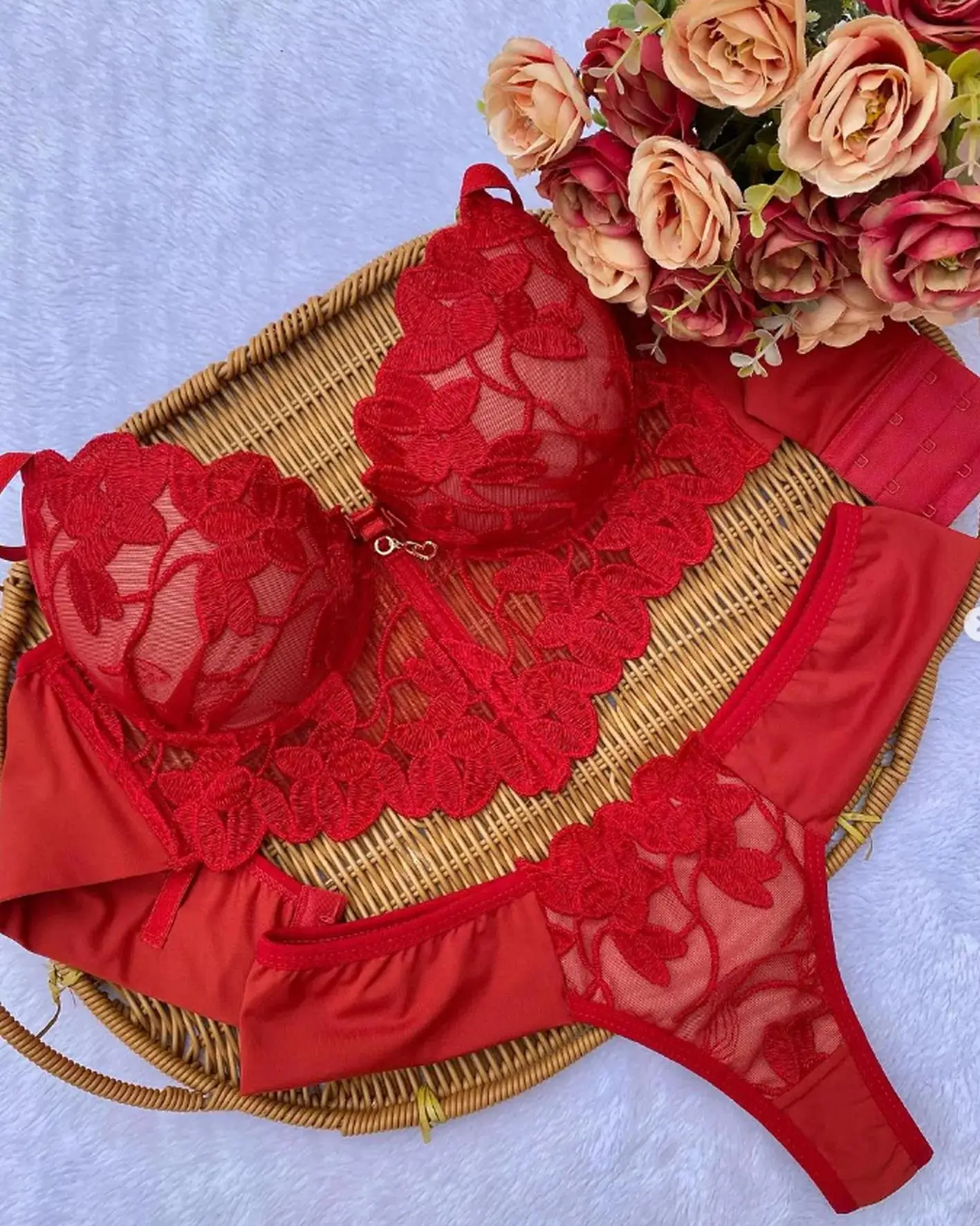 Sexy Lingerie Set Woman Plus Size Lingerie Set For Women French Sexy Lace Embroidery Push Up Bra 3377