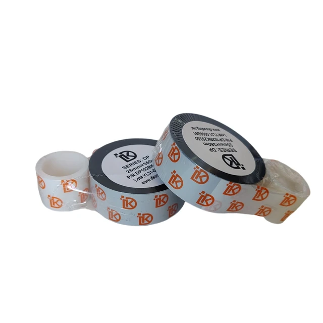 Dikai D241/D321/D118i DP25mmx350m High Temperature Heat Transfer Film PET BK Carbon Ink Mixed Base Printer Ribbon Made in China 4