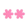 snowflake Focal bead Pink SA141