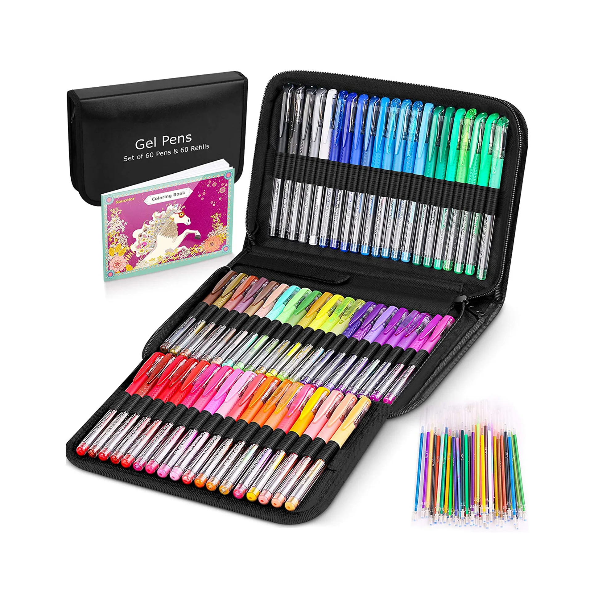 ON SALE Glitter / Solid Color GEL Pens Completely Customizable 