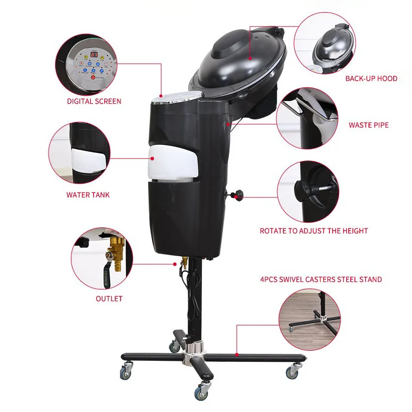 Multi-function Micromist Hair Steamer - Adjustable & Portable