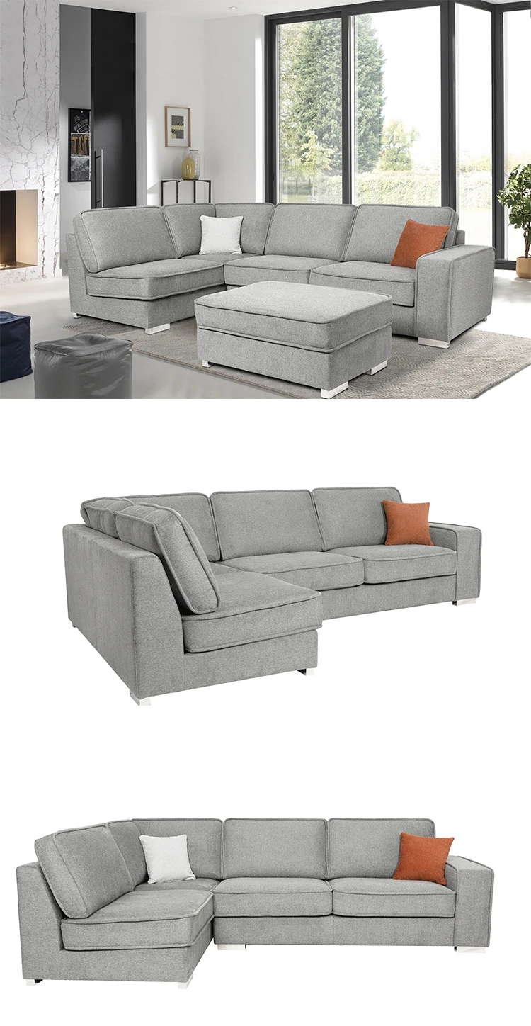 Modern Style Sectional Sofa Set Furniture Set Cheap Home Furniture