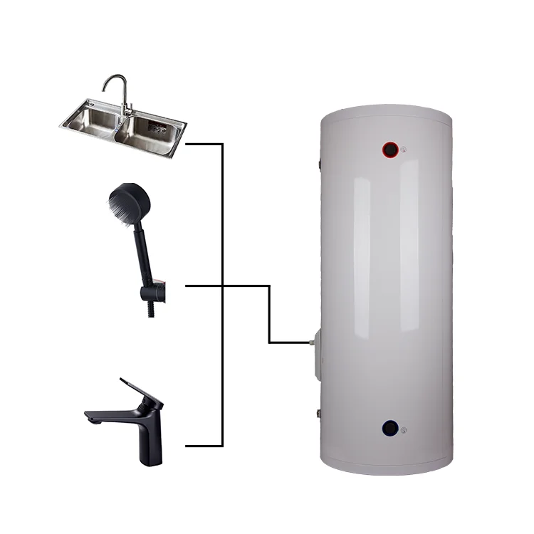 300 Liter Stainless Steel Tank 3000 Watt Electric Water Heater with Hot  Water Features Household Application for Storage