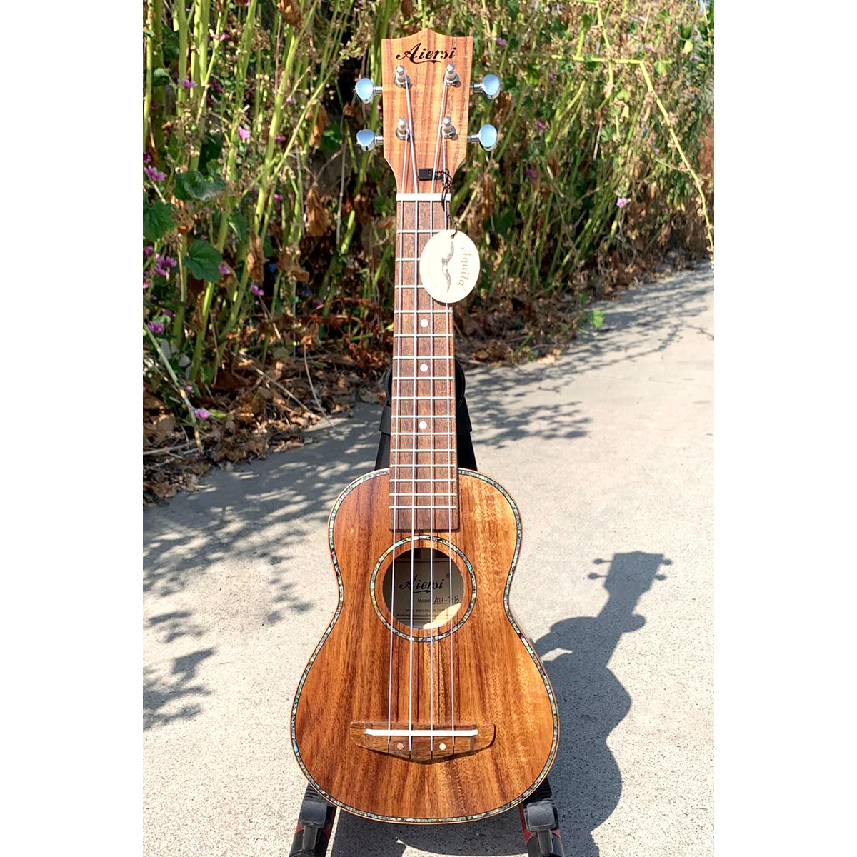 Koa Pili Koko ブランド デラックス ソリッド コア ウクレレ ソプラノ