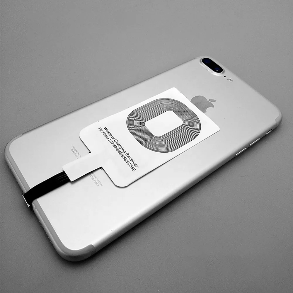 5 в 1 а Micro USB чёрный Адаптер зарядного устройства Qi беспроводной приемник Pad для зарядки телефона Android /