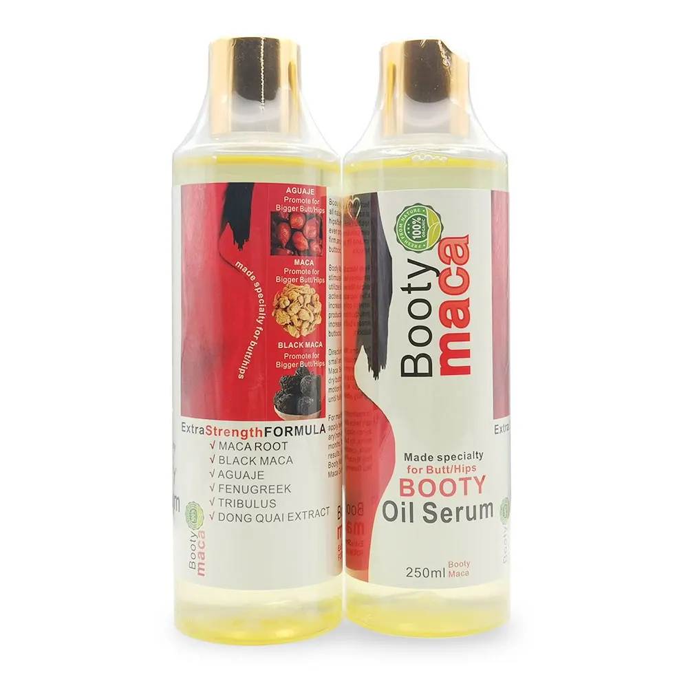 2 Pieces Buttock Cream and 100% Natural New Herbal Maca Ingredients Ultimate Hips Butt Enhancer Oil