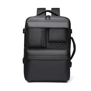 Wholesale Waterproof Backpack Men Large Capacity Laptop Backpack with USB Charging  Business Travel Outdoor Rucksack for Men