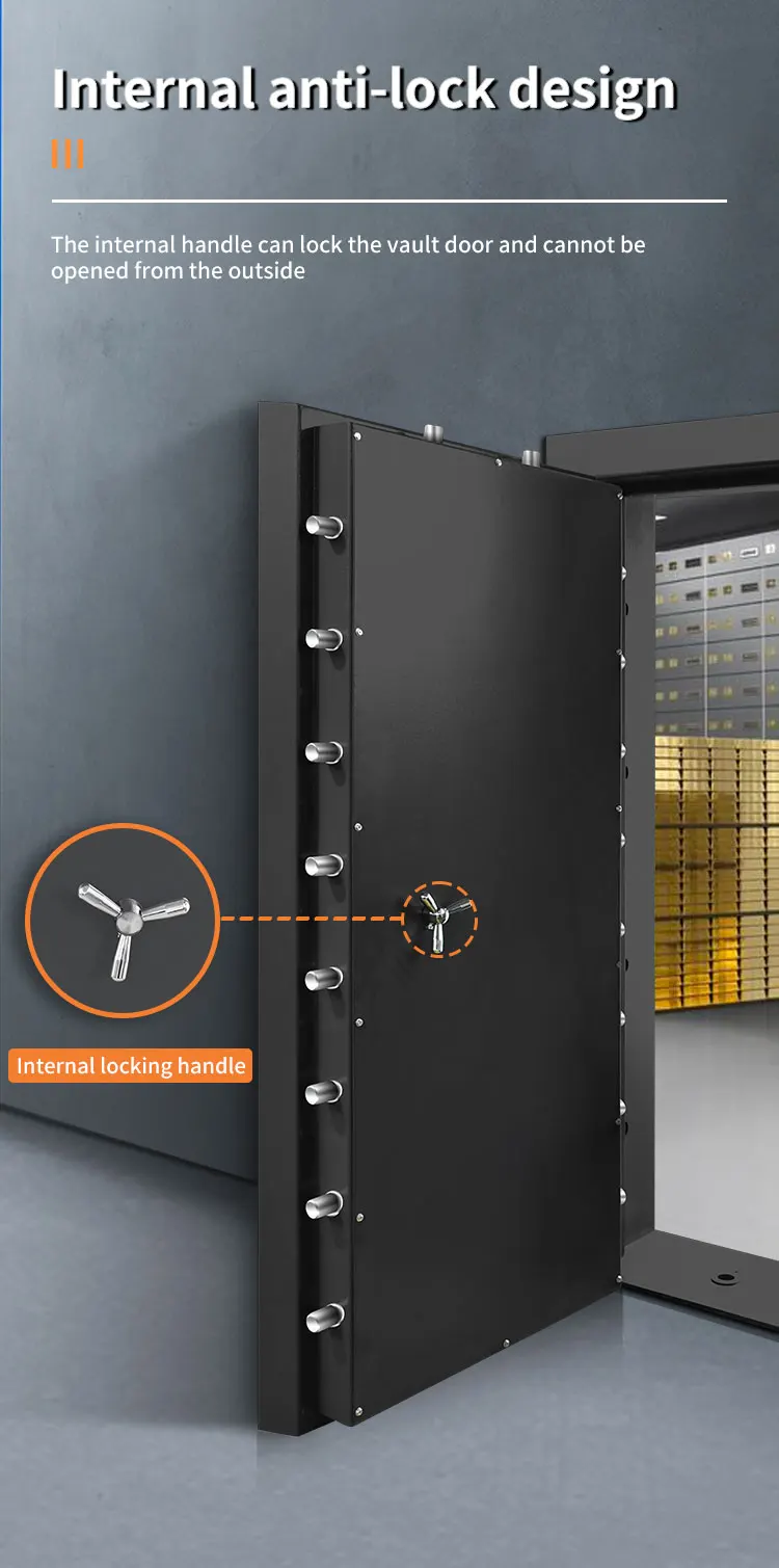 CEQSAFE Design Customized Strong Room Vault Room Security Door Safe Bank Vault Door factory