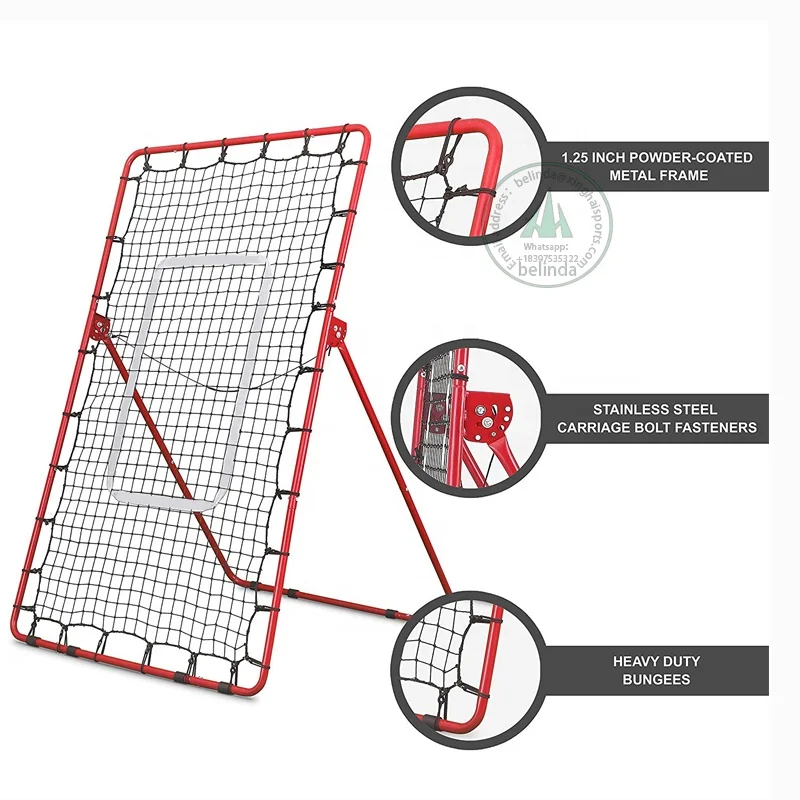 Volleyball Rebounder Net 4x7ft Volleyball Bounce Back Net With 5 Rebound Angles Target