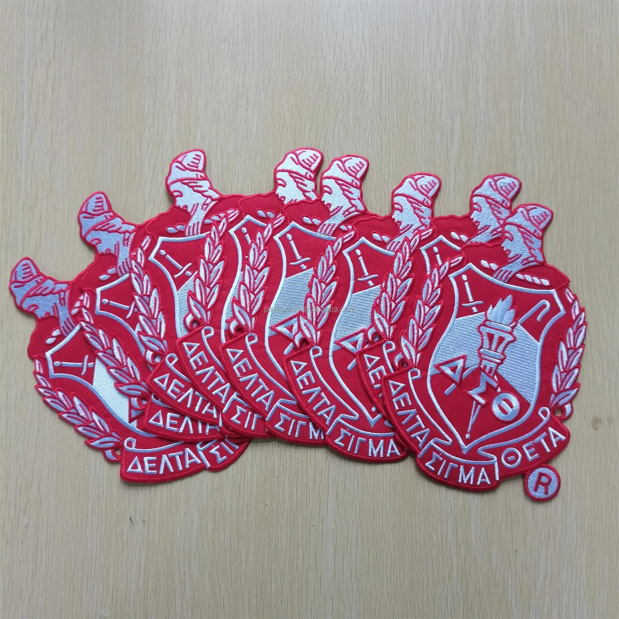 Custom Football Logo Game Day Iron On Embroidery Patch Chenille Patch